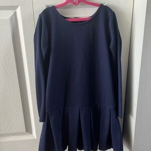 Beautiful covered button pleated Ralph Lauren dress